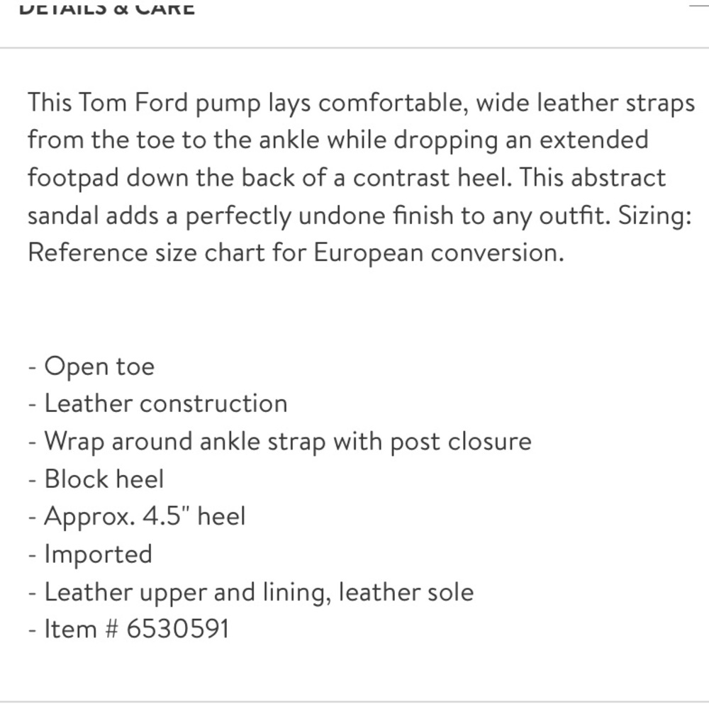 NIB 💯% authentic Tom Ford Sandal - Picture 6 of 6